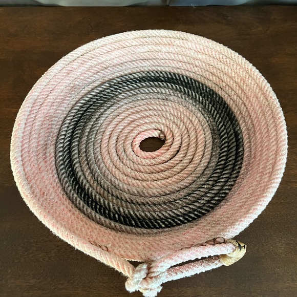 Pink Rope Basket - Picture 2 of 5